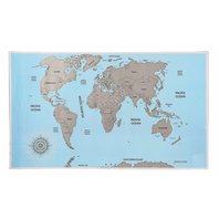 Zoškrabávacia mapa sveta