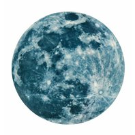 Nálepka na stenu Mesiac svietiaci v tme (12 cm)