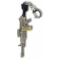 Kovová kľúčenka Zbraň M249 (11,5 cm)
