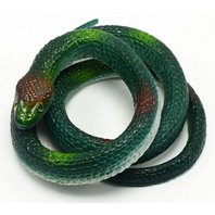 Realistický had Tmavo zelený (75 cm)