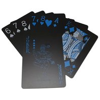 Čierne matné hracie karty