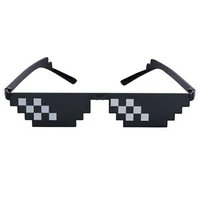 8 bitové pixelové slnečné okuliare (6 pixelov)