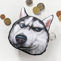 Peňaženka na mince 3D Pes (model 2)