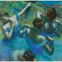 Grafika - Edgar Degas - The Blue Dancers, 1897 (1000 dielikov)