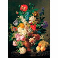 Clementoni - Louvre Museum Bowl of Flowers (1000 dielikov)