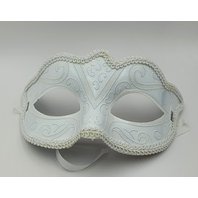Venetian Masquerade Ball Mask biela