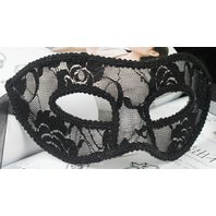 Čipkovaná Masquerade Ball Mask čierna