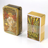 Zlaté tarotové karty Art Nouveau (78 ks)