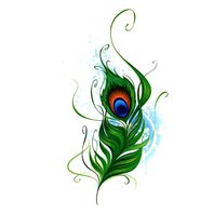 Tetovačka "Peacock Feathers"