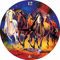 Art - Puzzle Clock Horses (570 dielikov)