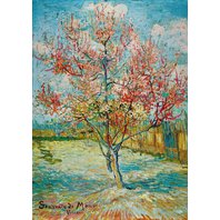 Art by Bluebird - Vincent Van Gogh - Pink Peach Trees (Souvenir de Mauve), 1888 (1000 dielikov)
