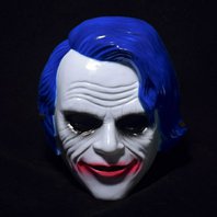 Horror Clown maska modrá