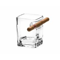 Pohár na whisky s držiakom cigary