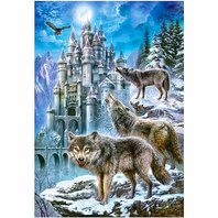 Castorland - Wolves in Front of the Castle (1500 dielikov)
