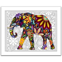 Pintoo - The enthusiastic elephant Plastic Puzzle (500 dielikov)